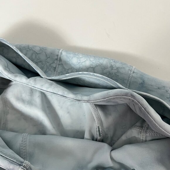 Lululemon Fast and Free High Rise Tight 25 Nulux City Grit White Blue Fog size 4 - Picture 10 of 14